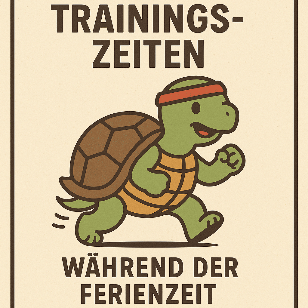 Neue Trainingszeiten während der Ferien